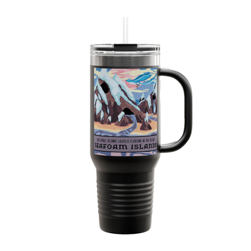 Seafoam Islands Insulated Travel Mug