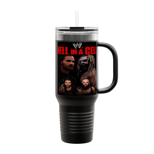Seth Rollins Vs Bray Wyatt Final Card For Tonight's Wwe Hell In A Cell Insulated Travel Mug
