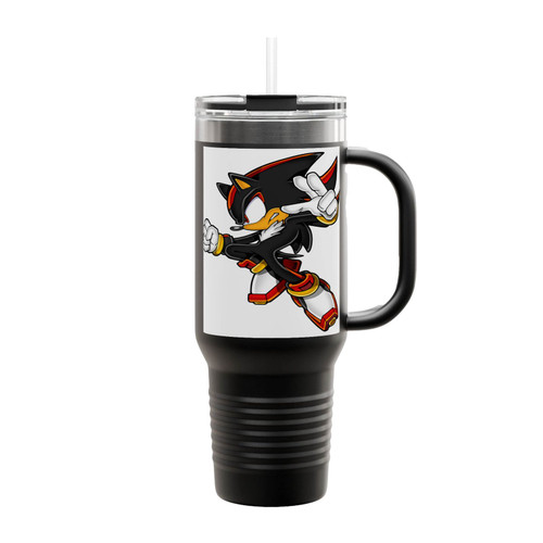 Shadow The Hedgehog Sonic Insulated Travel Mug