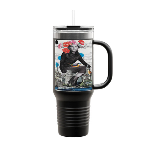 Sheet Music Art Insulated Travel Mug
