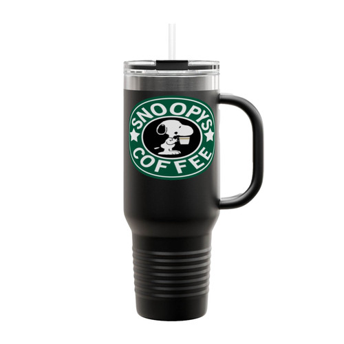 Snoopy Coffee Insulated Travel Mug