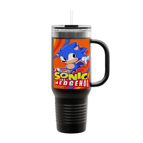 Sonic The Hedgehog Super Sonic Insulated Travel Mug