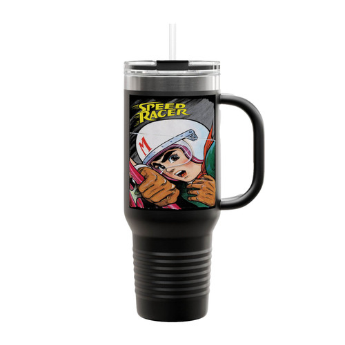Speed Racer Close Up Insulated Travel Mug