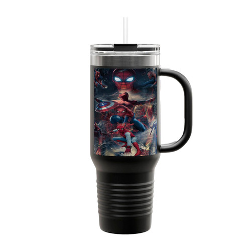 Spiderman Evoluttion Movie Insulated Travel Mug