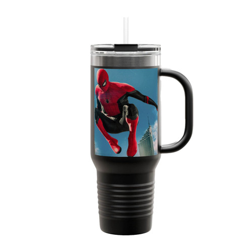 Spiderman Superhero Jump Insulated Travel Mug
