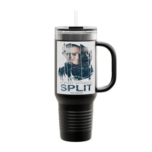 Split Action Movie Insulated Travel Mug