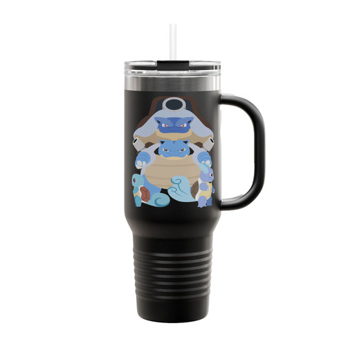 Squirtle Wartortle And Blastoise Insulated Travel Mug