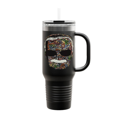 Stan Lee Marvel Head Insulated Travel Mug