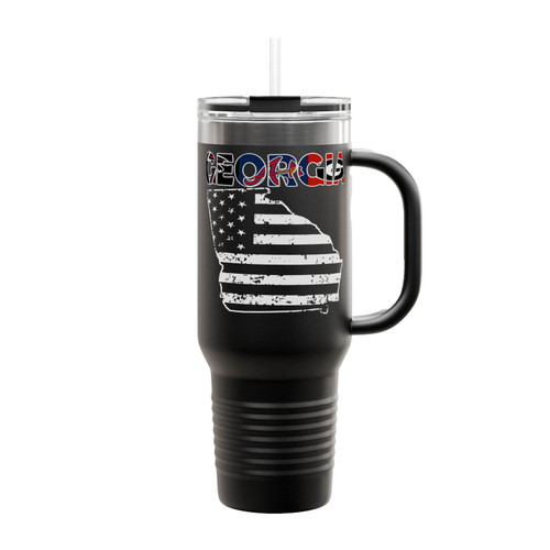 State Of Georgia Pro Teams Insulated Travel Mug