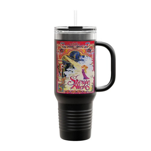 Stevie Nicks Abstract Art Insulated Travel Mug