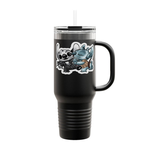 Stitch Jack Skellington Insulated Travel Mug