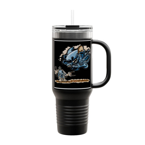 Stitch Monster Alien Insulated Travel Mug