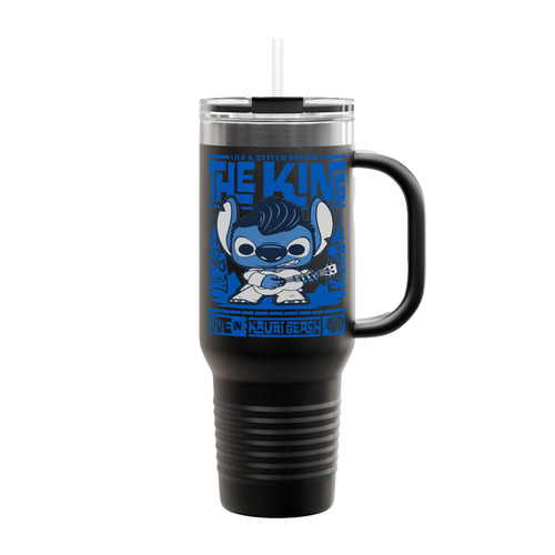 Stitch The King Of Rock N Roll Insulated Travel Mug