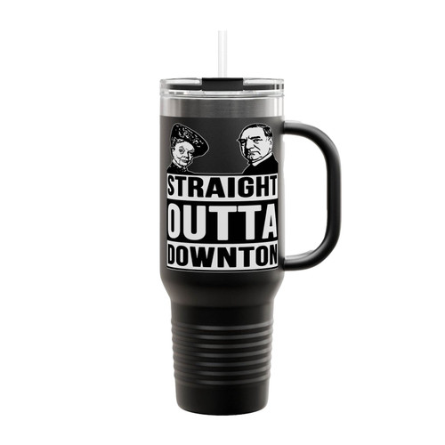 Straight Outta Downton Insulated Travel Mug