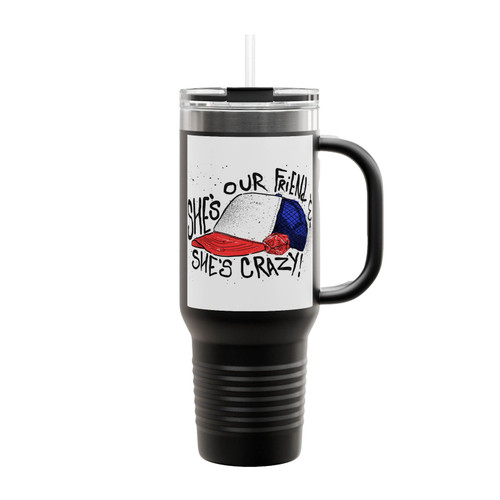 Stranger Things Dustin Quote Insulated Travel Mug