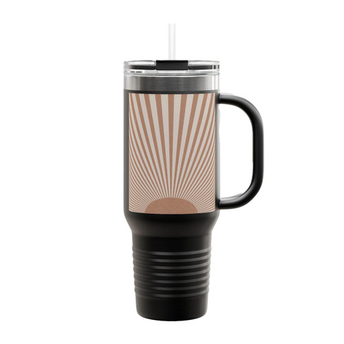Sun Rays Art Insulated Travel Mug