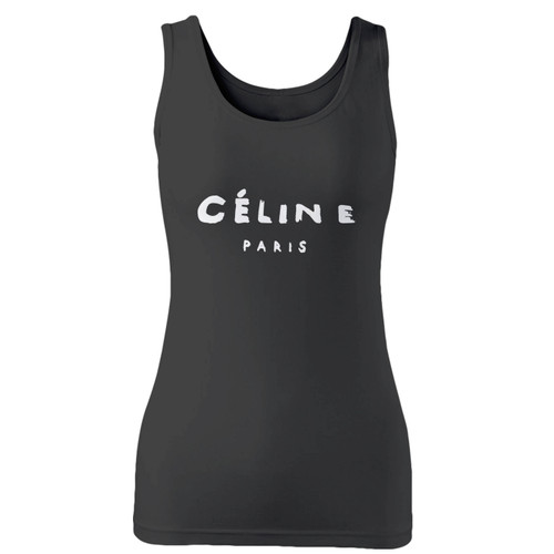 High quality print of this slim fit celine paris women tank top will turn heads. And bystanders won't be disappointed - the racerback cut looks good one any woman's shoulders.