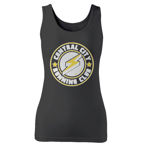 High quality print of this slim fit central city running club women tank top will turn heads. And bystanders won't be disappointed - the racerback cut looks good one any woman's shoulders.