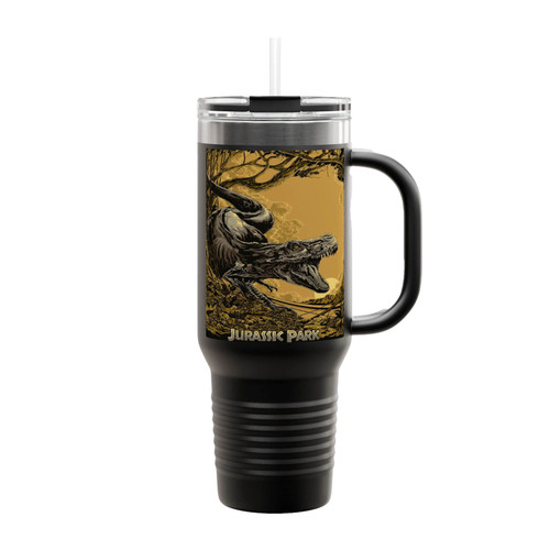 T Rex Jurassic Park Insulated Travel Mug