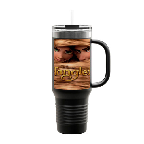 Tangled Long Hair Movie Insulated Travel Mug