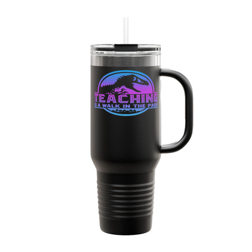 Teaching Is A Walk In The Park 2 Insulated Travel Mug