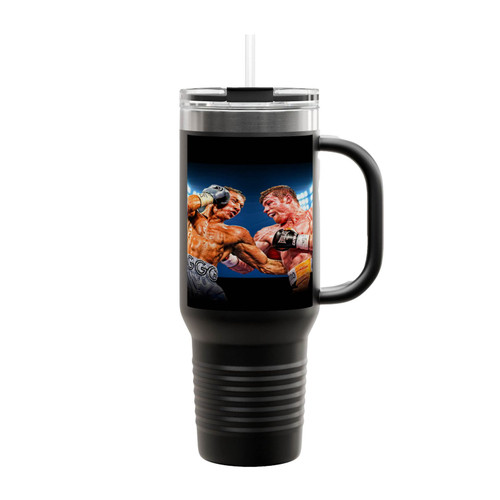 Team Canelo Alvarez Vs Ggg Boxing Insulated Travel Mug