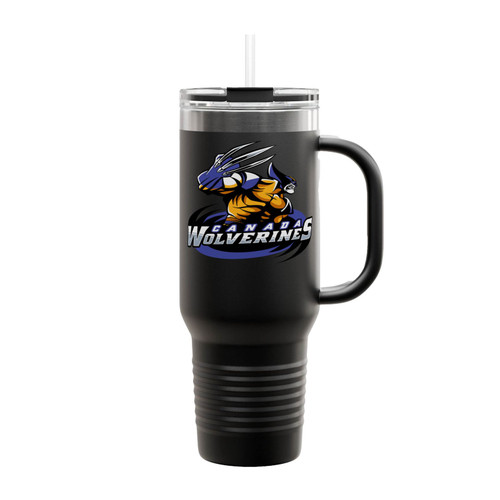 Team Wolverines Insulated Travel Mug
