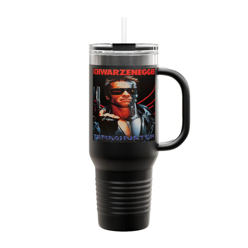 Terminator Arnold Schwarzenegger 2 Insulated Travel Mug