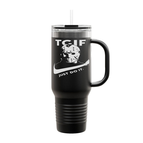 Tgif Jason Voorhees Insulated Travel Mug