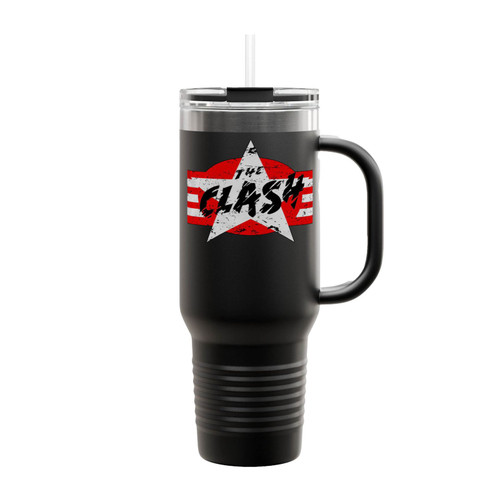 The Clash Punk Rock Band Insulated Travel Mug