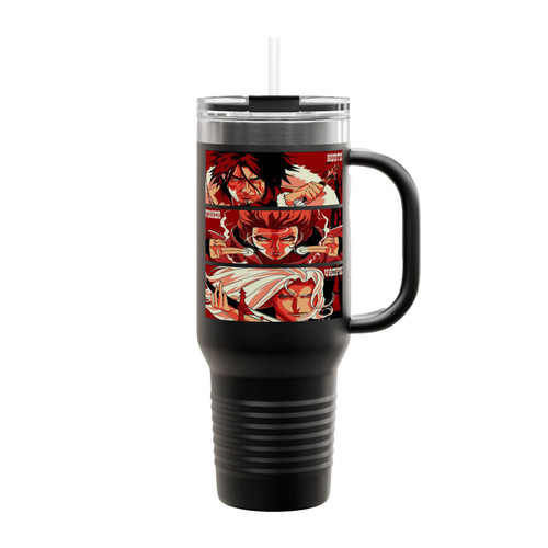 The Hunter, The Speaker, The Vampire Insulated Travel Mug
