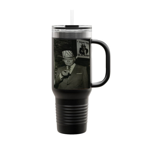 The Man Who Modeled As Uncle Sam Insulated Travel Mug