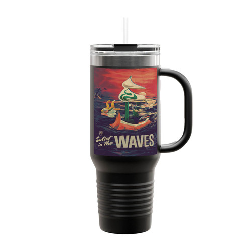 The Waves Insulated Travel Mug