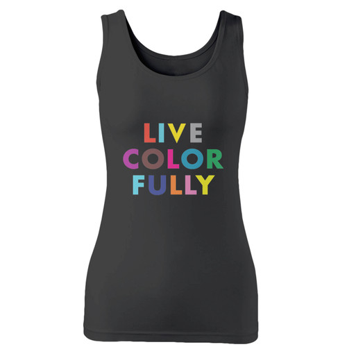 High quality print of this slim fit color fully spade women tank top will turn heads. And bystanders won't be disappointed - the racerback cut looks good one any woman's shoulders.