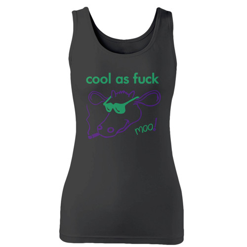 High quality print of this slim fit cool as fuck women tank top will turn heads. And bystanders won't be disappointed - the racerback cut looks good one any woman's shoulders.