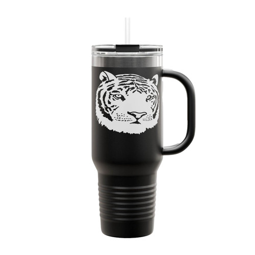 Tiger Wildcat Wilderness Jungle Insulated Travel Mug