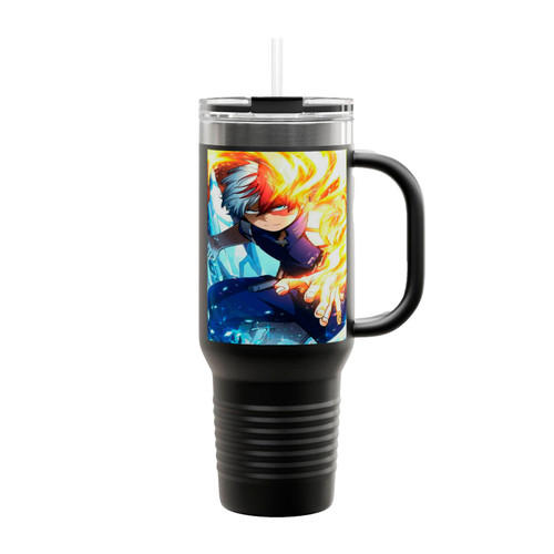 Todoroki Shoto My Hero Academia Insulated Travel Mug