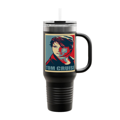 Tom Cruise Obey Poster Insulated Travel Mug
