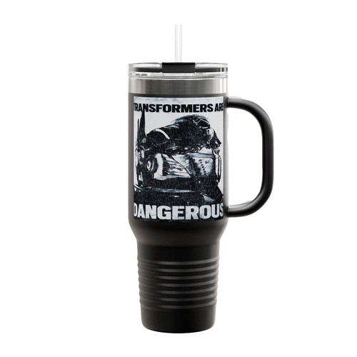 Transformers Are Dangerous Insulated Travel Mug