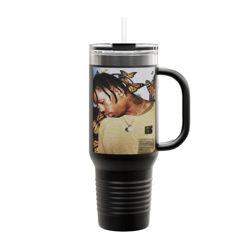 Travis Scott Butterfly Insulated Travel Mug