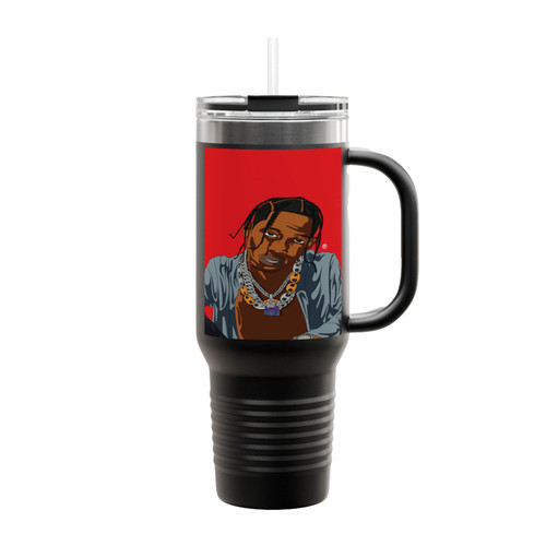 Travis Scott Rap Hip Hop Insulated Travel Mug