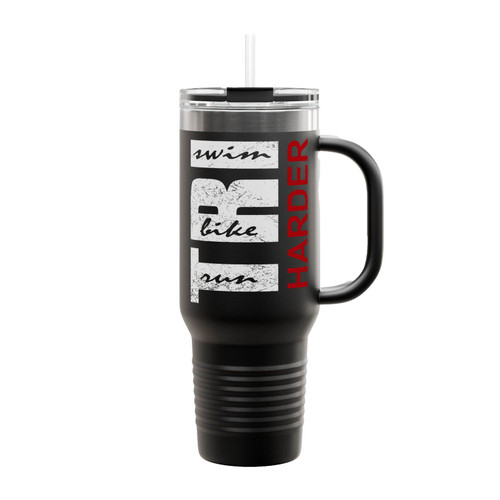 Tri Harder Insulated Travel Mug