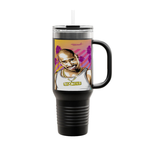 Tupac Necklace Insulated Travel Mug