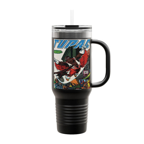 Tupac Shakur Comics Insulated Travel Mug