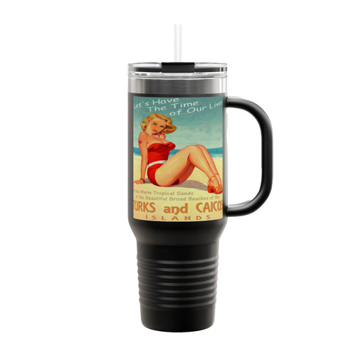 Turks And Caicos Islands Insulated Travel Mug