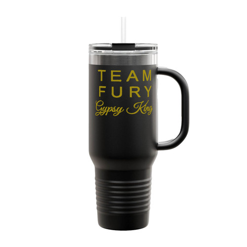 Tyson Fury Gypsy King Team Fury Insulated Travel Mug