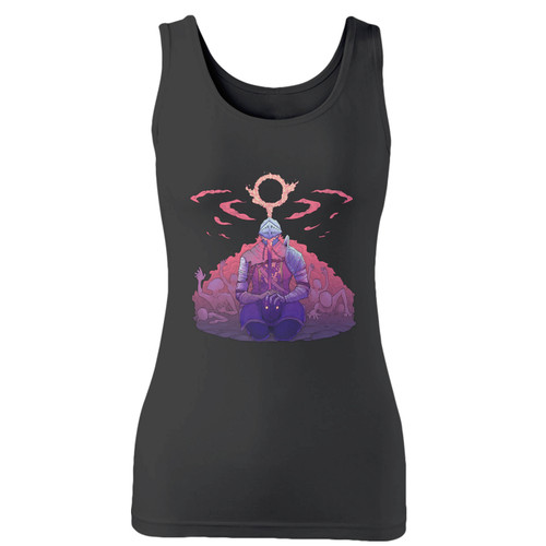 High quality print of this slim fit dark souls 3 anri of astora women tank top will turn heads. And bystanders won't be disappointed - the racerback cut looks good one any woman's shoulders.