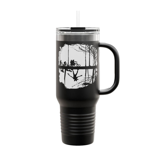 Upside Down Demogorgon Dungeons And Dragons Insulated Travel Mug
