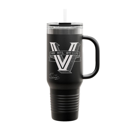 V Bts Member Logo Series Insulated Travel Mug
