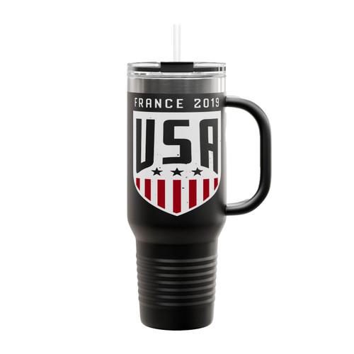 Vintage Usa Soccer Team Insulated Travel Mug